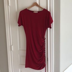Michael Kors Deep Red Party Dress